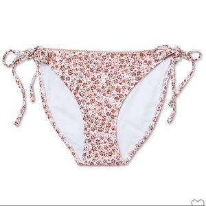 NWT Juniors Lace Edge String Bikini Bottoms by Xhilaration